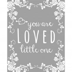 You are loved (jpeg file) 8x10